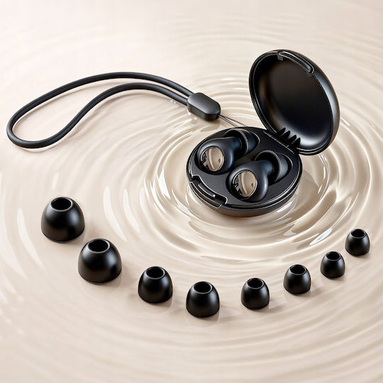 Tech-Protect Quietfit Silicone Earplugs In Black Colour 2 Pieces