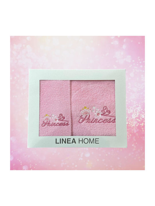 Linea Home Σετ Βρεφικές Πετσέτες 2τμχ Princess