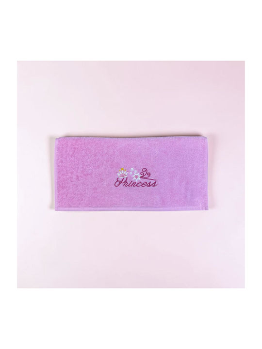 Linea Home Βρεφική Πετσέτα Προσώπου/Χεριών Princess Ροζ