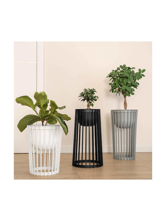 Insert Pot Flower Stands Loft Round Black 29 Cm Insert Pot Flower Stands Loft Round Black 29 Cm