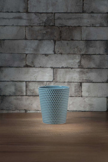 Petrol Ceramic Decorative Plant Pot 13/14cm Petrol Ceramic Decorative Plant Pot 13/14cm