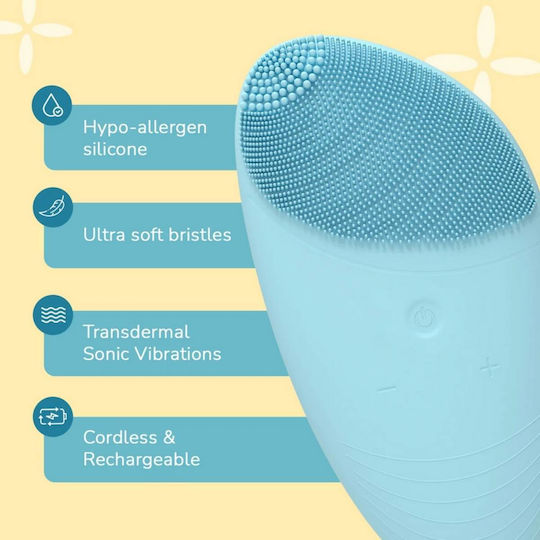 Uncle George Face Cleansing Brush 15.02.04-0002-LBLUE