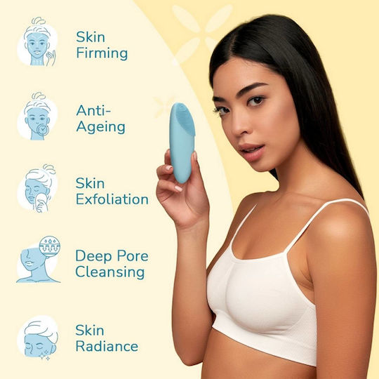 Uncle George Face Cleansing Brush 15.02.04-0002-LBLUE