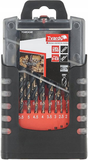 Tvardy Set 25 Burghie HSS Pentru Metal