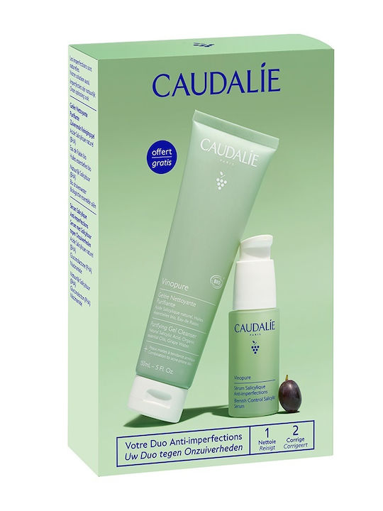 Caudalie Vinopure Комплект за грижа за Акне 2 броя