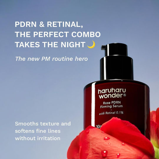 Haruharu Wonder Anti-Aging Face Serum with Retinal & Peptides for Brightening & Firming 30ml