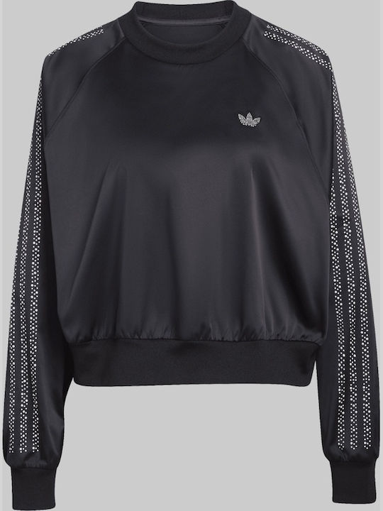 Originals Long Women's Sweatshirt Hooded Black