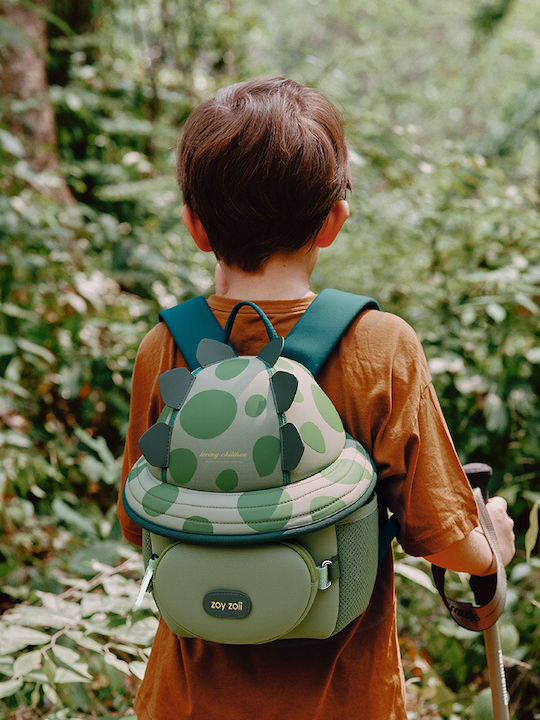 zoy zoii Kinder Tasche Rucksack Grüne 24,5x21,5x12cm