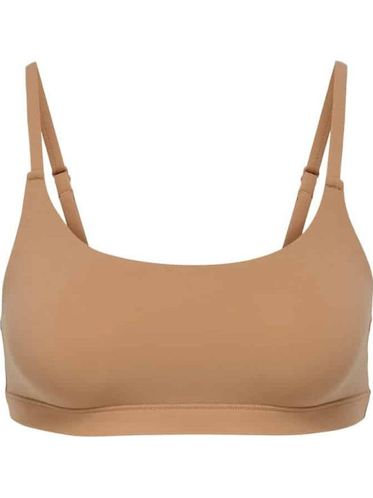 Women's Beige Sports Bra
