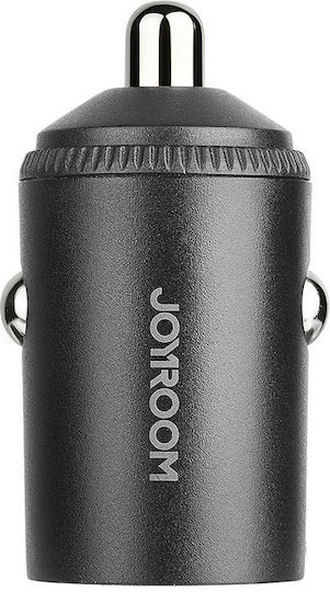 Joyroom JR-CCN18 65W Fast Charging Car Charger with Ports: 1xUSB-A 1xType-C Black Colour