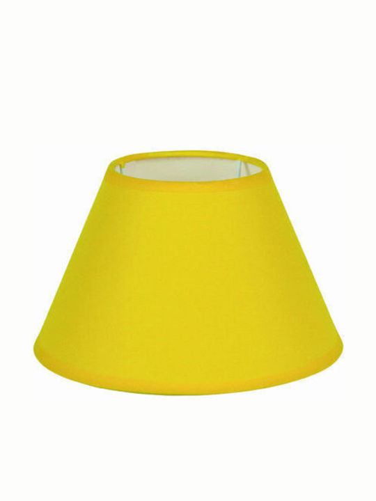 VK Lighting Konisch Lampenschirm Gelb mit Durchmesser 20cm