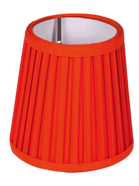 VK Lighting Konisch Lampenschirm Orange mit Durchmesser 14.5cm