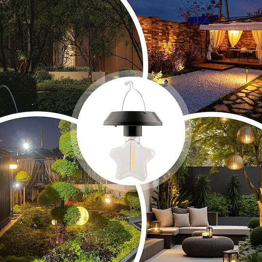 Hanging Solar Light with Warm White Light