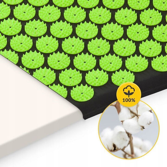 4FIZJO Acupressure Massage Mat for Body Black