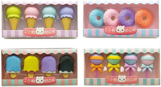 Qihao Σετ Γόμες Μολύβια Desserts Qh-8410