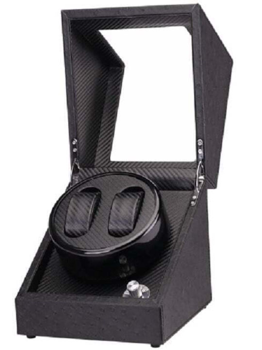 Automatic Watch Winder Box 2 Rotating Slots Er D L