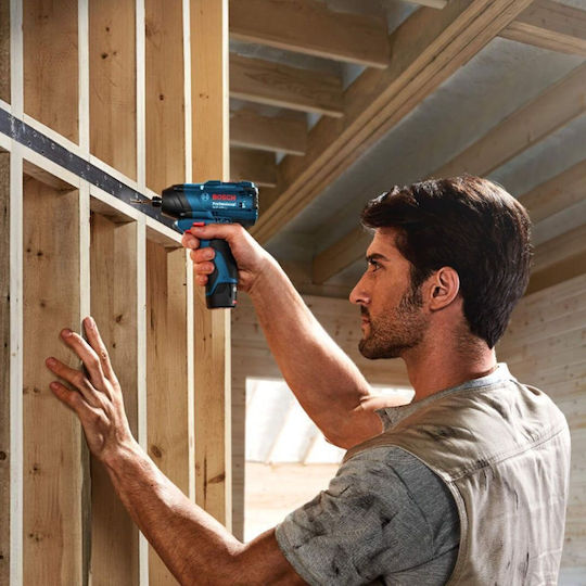 Bosch GSR Сет Отвертка & Ударна отвертка 12V с 2 батерии 2Ах и куфар