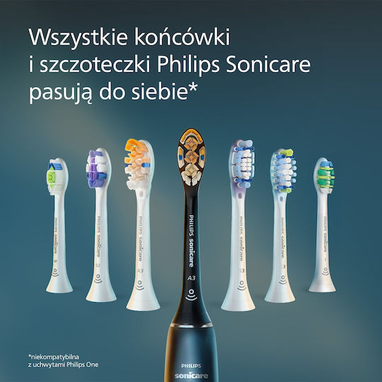 Original Philips Sonicare Intercare Hx9006/87 Toothbrush Head Medium Soft Bristles 6 Pcs Cleaning Hard-to-reach Areas