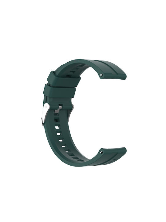 Curea din Silicon Verde (Huawei Watch GT/GT Pro 2/3/4/5 / Ultimate 46mm Honor GS Pro)