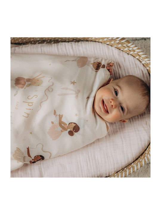 La Millou Bamboo Nursery Swaddling Blanket Light Blue 100x120cm