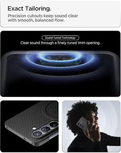 Spigen Air Skin MagSafe Back Cover Aramid Fiber 1mm Black (Galaxy S26)