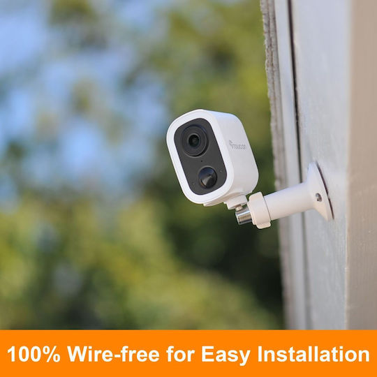 Toucan TWC400S-ML IP Surveillance Camera Wi-Fi Full HD+ 4MP Waterproof Battery with Two-Way Communication