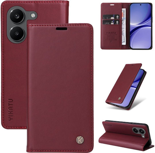 Yikatu Book Burgundy (Poco X8 Pro)
