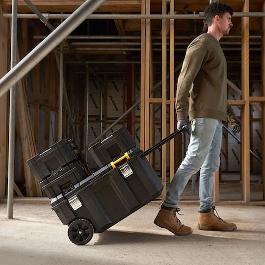 Stanley Fatmax Tool Storage Plastic Wheeled Box W66.6xD45.8xH34cm FMST17870-1