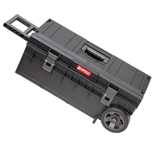 Qbrick System One Longer Basic Tool Storage Plastic Wheeled Box W63.5xD24.5xH23cm 29546251