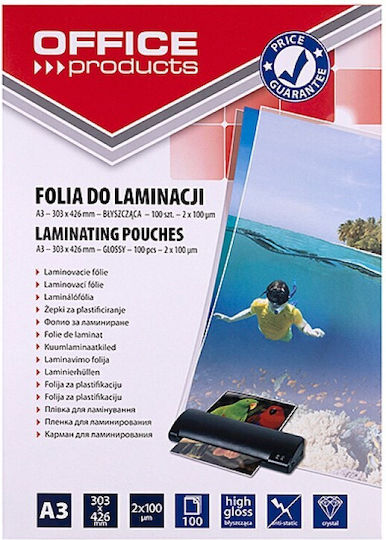 Office Products Пластмасови Желатинки Лъскави A3 100 Бройки