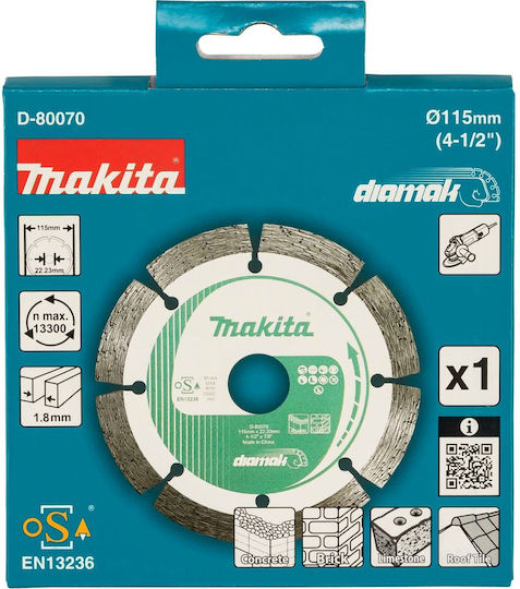 Makita D-80070 Diamond Grinding Disc 115x22.23 Diamak