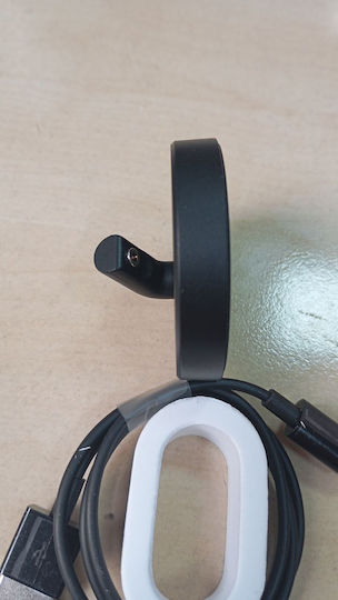 Amovan Smart Ring 17.3mm Αδιάβροχο με Παλμογράφο Μαύρο