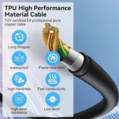 Khons Electric Car Three-phase Charging Station Cable 5m Type 2 - Type 2 KH22K3235M