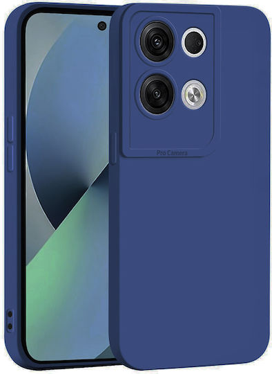Silicone Back Cover Navy Blue Oppo Reno8