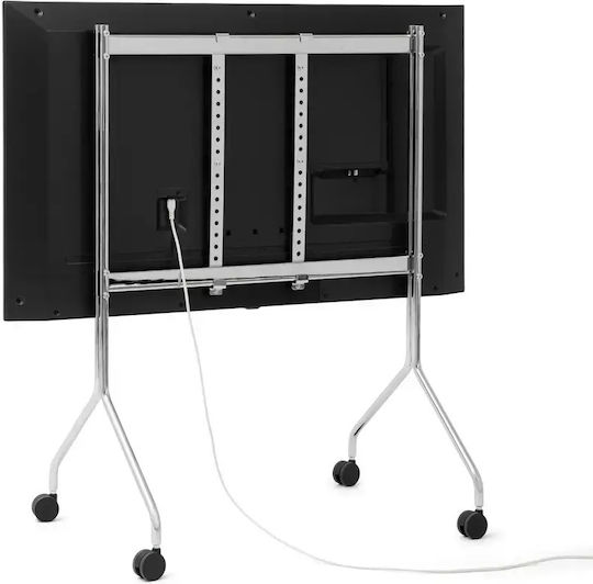 Tv Stand Wheels Pedestal Moon Rollin' Regular Chrome