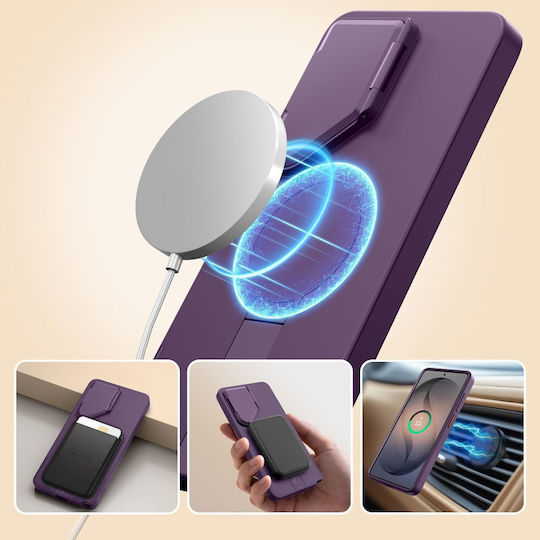 Tech-Protect Back Cover Aramid Fiber Purple (Galaxy S26 Ultra)