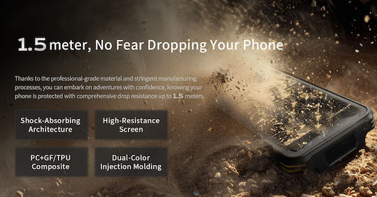 ONERugged P1 Dual SIM (8/128GB) Robustes SmartPhone Schwarz