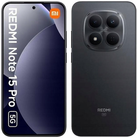 Xiaomi Redmi Note 15 Pro 5G Dual SIM (8GB/512GB) Black