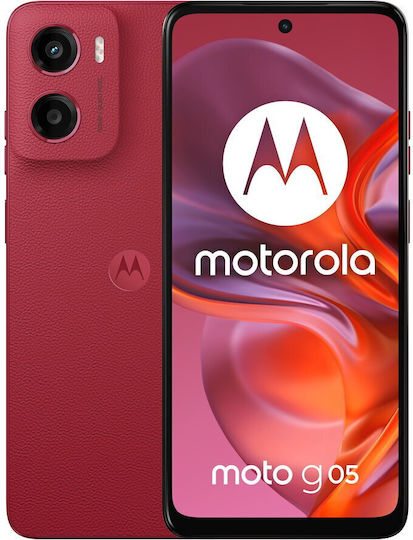 Motorola Moto G05 Dual SIM (4GB/64GB) Plum Red