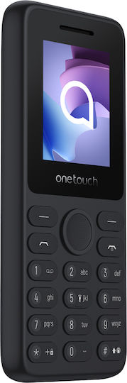 TCL OneTouch 4041 Dual SIM (125/125MB) Κινητό με Κουμπιά Dark Night Grey