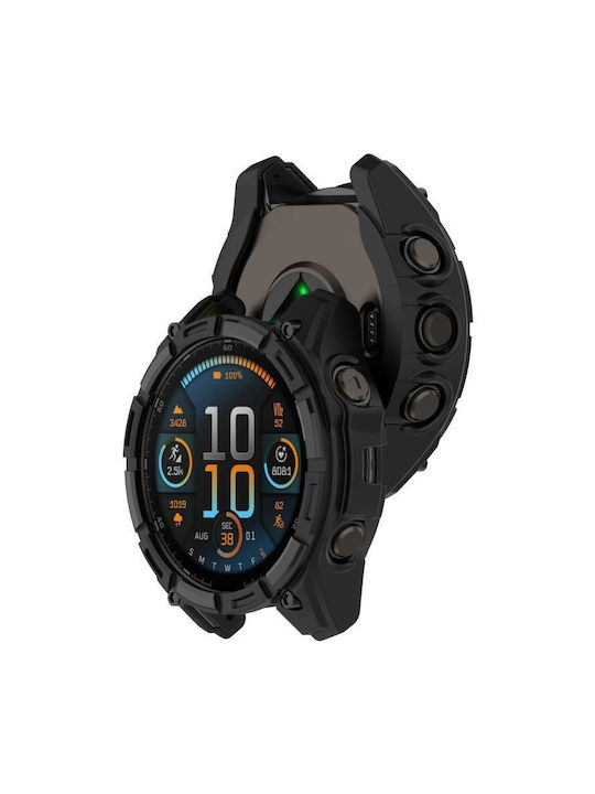 Armor Θήκη Σιλικόνης σε Μαύρο χρώμα για Garmin Fenix 8 Pro (47mm)
