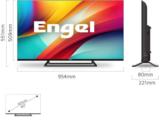 Engel Smart Τηλεόραση 40" Full HD LED LE4086SM (2025)