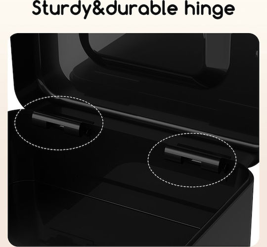 Deli Cash Box with Lock ET500 Black