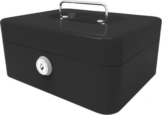 Deli Cash Box with Lock ET500 Black