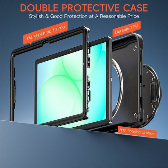 Strong Back Cover Black Galaxy Tab A11+