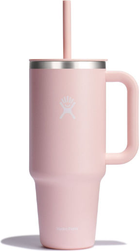 Hydro Flask Handled Tumbler Θερμός 710ml ΘΕΡΜΟΣ ALL AROUND TRAVEL TUMBLER TRILLIUM με Καλαμάκι και Λαβή