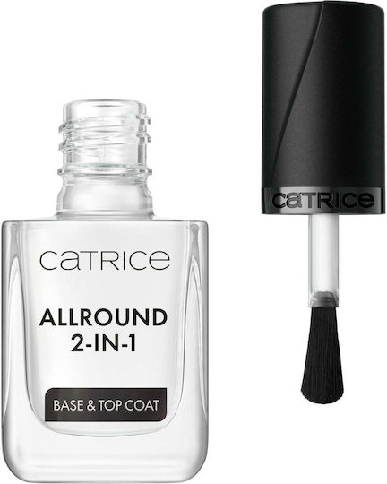Catrice Cosmetics 2-in-1 Grundierung / Deckschicht für Einfache Nagellacke 10,5ml