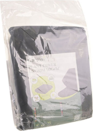 Agro Textile Weed Control Fabric 1.6x20m 50g/m Black UV Protection Gardlov