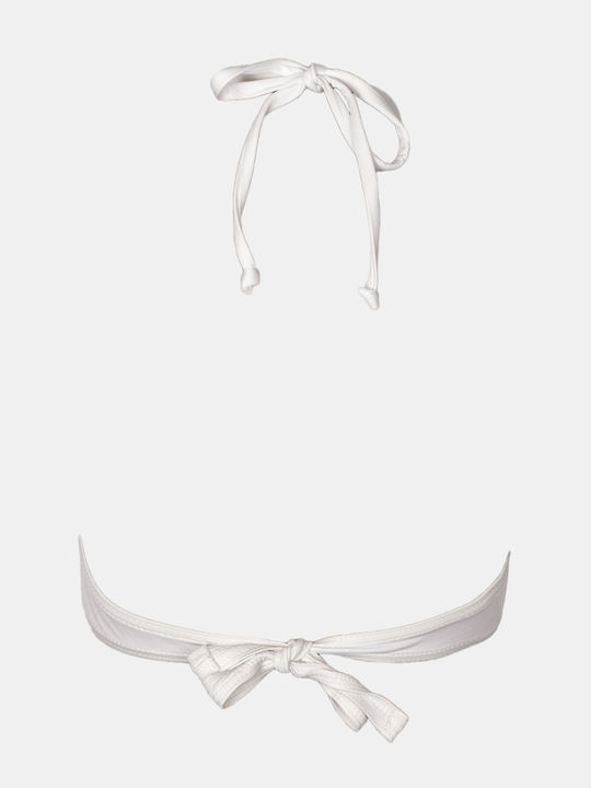 Strapless Bikini Top White