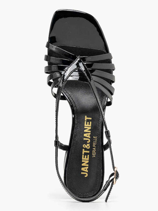 Sandale Elegante Damă Din Piele Negre